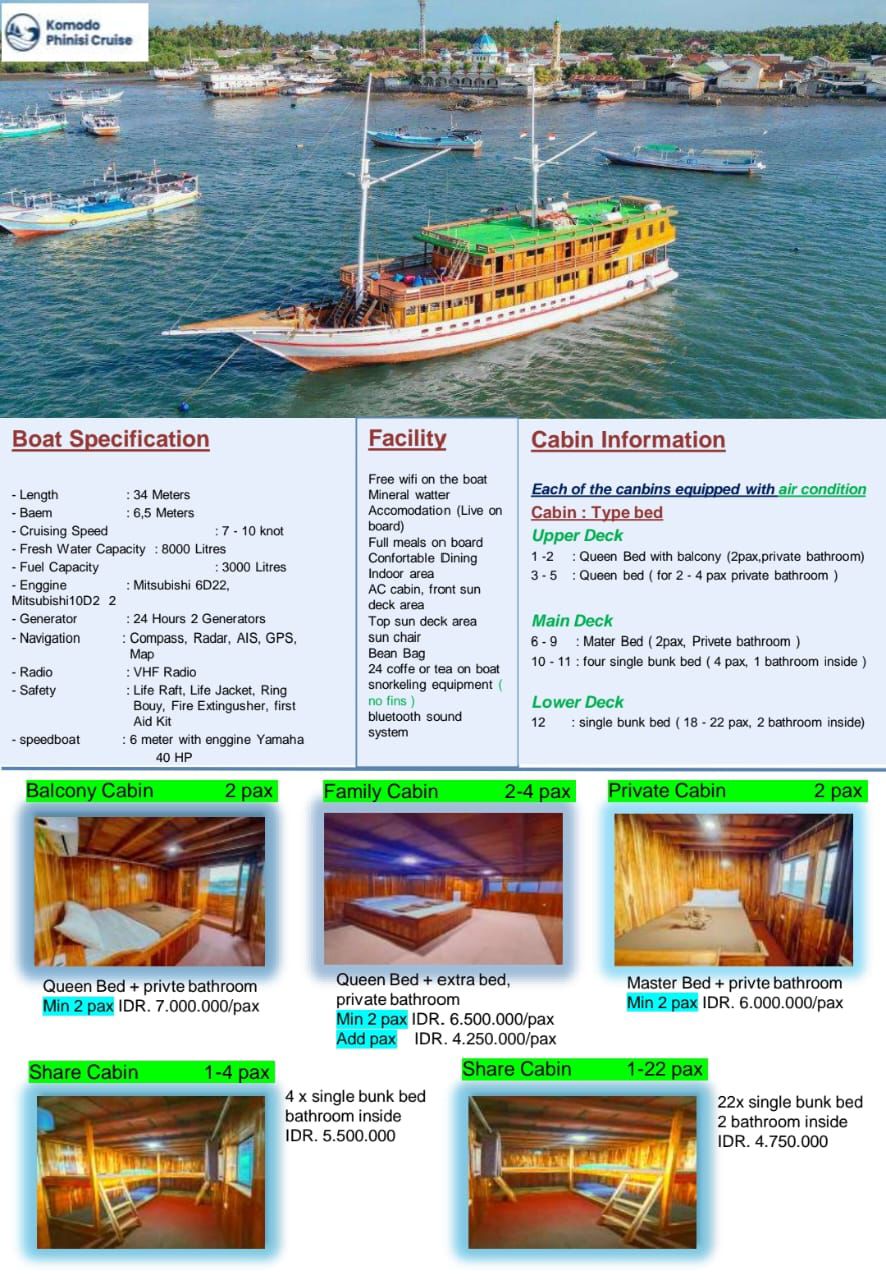 luxury boat komodo