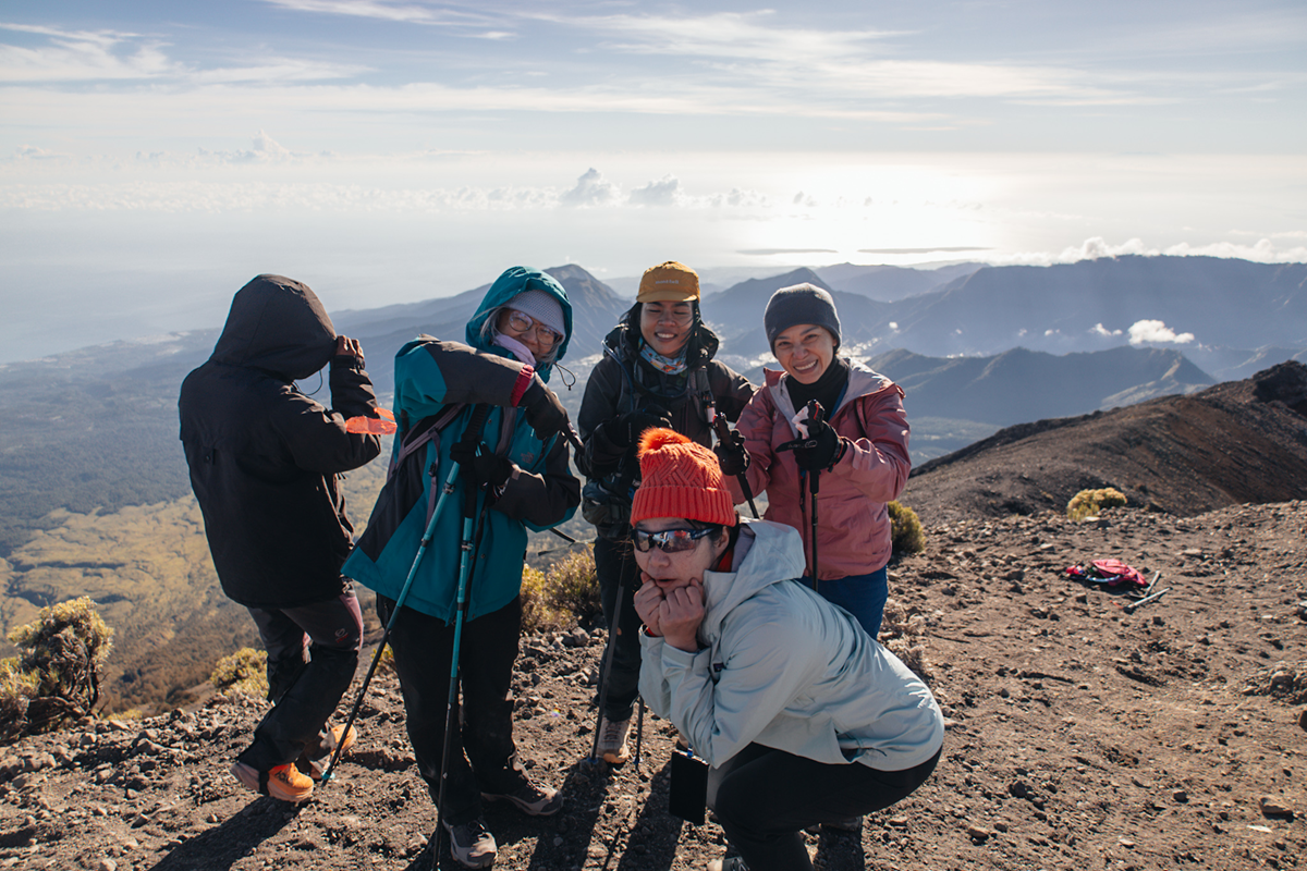 rinjani trekking 3d2n summit