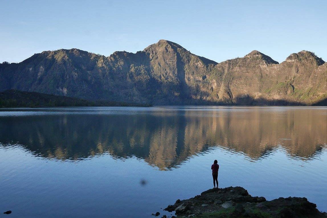 role trekking mount rinjani
